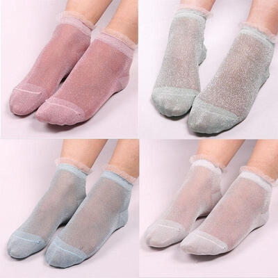 

Sexy Black Fish Net Mesh Ankle Socks Butterfly Hollow Popular Short Socks Women Trendy Fashion All-match Accessories Hot Sell