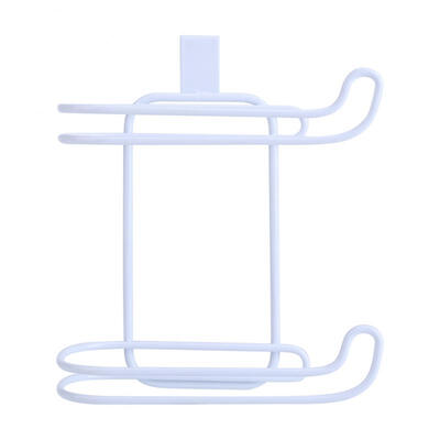 

Greensen 2 Roll Toilet Paper Tissue Towel Rack Door Back Holder Hanging Hook Kitchen Multifunction