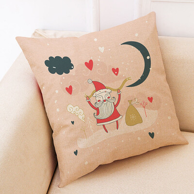 

Tailored Christmas Home Decor Cushion Cover Graffi Style Throw Pillowcase Pillow Covers