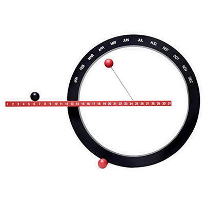 

Creative Magnetic Ball Perpetual Wall Calendar Novelty Home Decor Ornaments