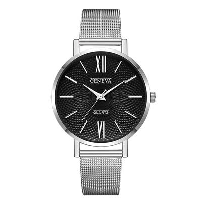 

Womens New Watches Geneva Mens Watches Top Brand Luxury WomenS Stainless Steel Strap Quartz WristWatch Watch Relogio Masculino