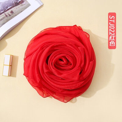 

Summer sunscreen solid color silk scarf sunscreen beach towel Korean version of ice silk clear scarf shawl wholesale