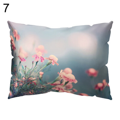

Fresh Flower Plant Pillow Case Cushion Cover Sofa Bed Car Cafe Office Decoration