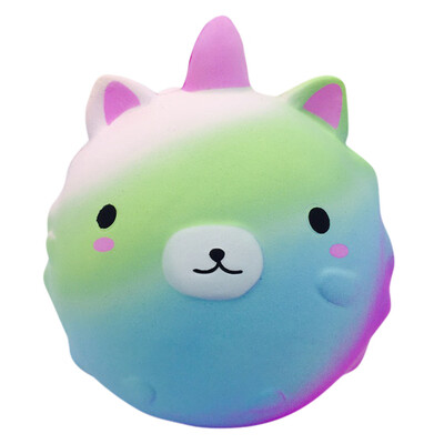 

Tailored Squishy Horns Bear Squishy Decor Slow Rising Kid Toy Squeeze Relieve Anxiet Gift