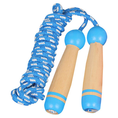 

Tailored 1PC Creative Wood Jump Rope Wooden Handle Sports Rope Fitness Jump Rope Casual Party