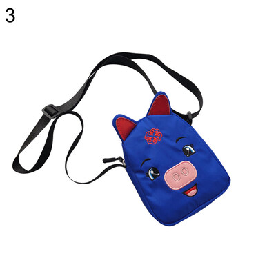 

Cute Women Cartoon Pig Small Canvas Crossbody Shoulder Bag Phone Holder Pouch