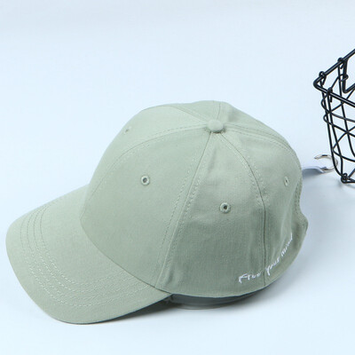 

New stars with the baseball cap embroidered Cap Korean letters casual Joker Sun Hat men&women curved brim hat