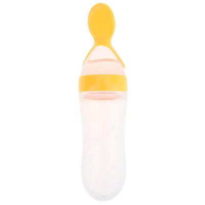 

90ml Silicone Extrusion Type Feeding Spoon Rice Paste Feeding Bottle
