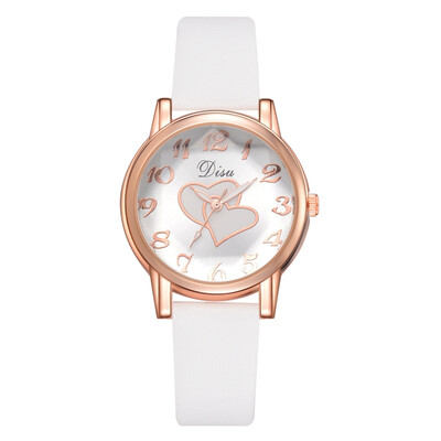 

Disu DS148 Women Love Print Dial PU Leather Quartz Watch