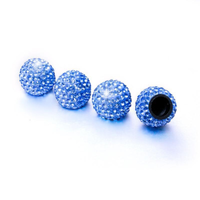 

Car Tire Valve Caps 4 Pack Diamond Valve Stem Caps Crystal Rhinestone Valve Core Cap New Creative Valve Cap