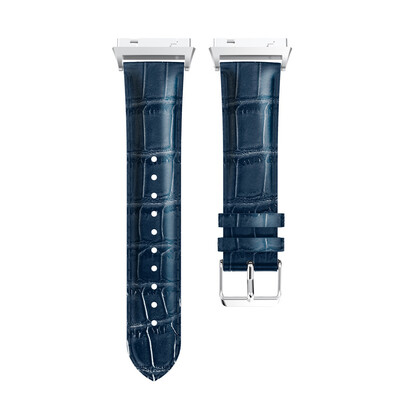 

〖Follure〗For Fitbit Ionic Band Leather Band Replacement Wrist Bracelet Watchband BK