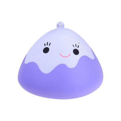 

Siaonvr Rise Ball Stress Reliever Scented Super Slow Rising Squeeze Toy Keychain 7cm