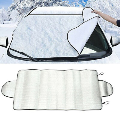 

Car Windshield Snow Cover Winter Ice Frost Guard Sunshade Protector Weatherproof