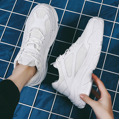 

Breathable mens shoes small white shoes wild mens casual tide shoes thick bottom shoes old shoes