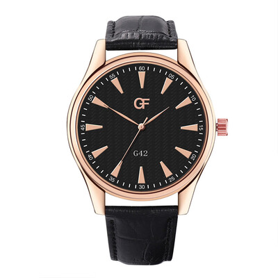 

Gobestart Hot Man Leather Watch Whatever Late Anyway Letter Watches New Pointer Glow