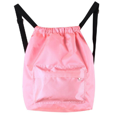 

Drawstring Backpack Waterproof Unisex Sport Storage Bag With Dry Wet Separated Compartment For Outdoors Beach Swimming Camping