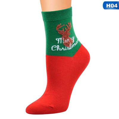 

Lovely Christmas Socks WomenGift Santa Claus Deer Warm Winter Funny Socks