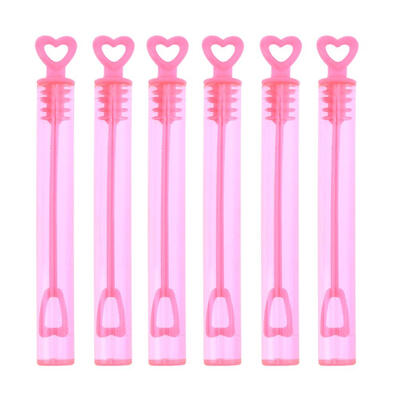 

Heart Empty Bubble Soap Bottles Outdoor Bubble Blowing Maker Children Toy