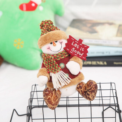 

Siaonvr Christmas Ornaments Santa Claus Snowman Toy Doll Hang Decoration Gift