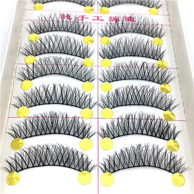 

〖Follure〗10 Pair Luxury 3D False Lashes Fluffy Strip Eyelashes Long Natural Party