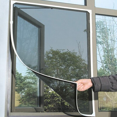 

Siaonvr Indoor Insect Fly Screen Curtain Mesh Bug Mosquito Netting Door Window Black