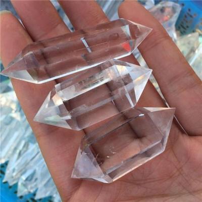 

New Quartz Crystal Wand Natural Clear Point Stone Healing Hexagonal 4-5&quot Extr Large