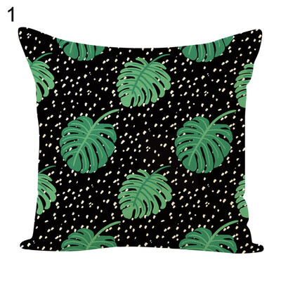 

Monstera Leaves Square Throw Pillow Case Cushion Cover Home Sofa Bed Car Decor