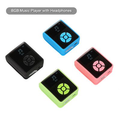 

IPX7 Waterproof MP3 Player 8GB Music Player with Headphones FM Radio for Swimming Running Diving Support Pedometer