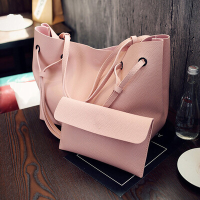 

Tailored Fashion Women Litchi Pattern Leather Handbag Shoulder BagClutch Wallet BK