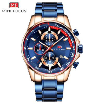

MF0218G Men Business Quartz Wristwatches Calendar Timing Velocity Measurement Luminous Waterproof Watch