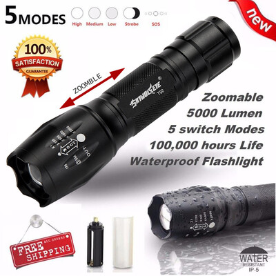 

Saidsome Tactical LED Flashlight G700 X800 ShadowHawk Bright Zoom Torch Military Grade flashlight lamp