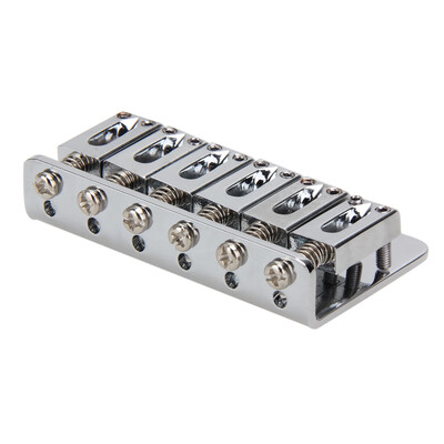 

6 Saddle Hardtail Bridge Top Load 65mm for Electric Guitar 5pcs Screws