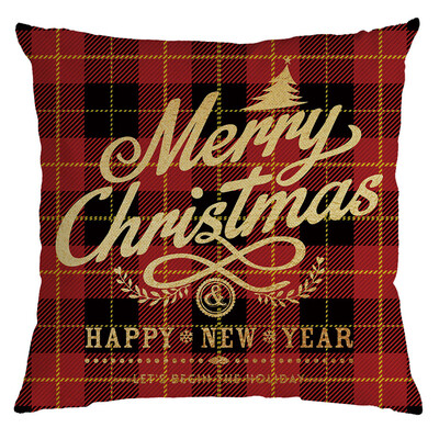 

Siaonvr Christmas Pillow Cover Pillowcases Decorative Sofa Cushion Cover 45x45cm