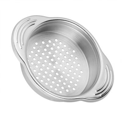 

Greensen 1Pc Stainless Steel Canned Food Drainer Strainer Tuna Can Oil Press Squeezer