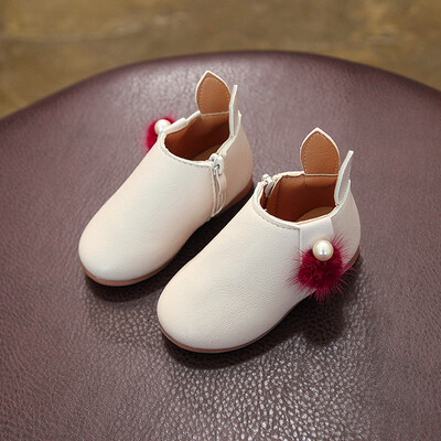 

Children Shoes PU Leather Baby Girl Shoes Boots Breathable Low-Heeled Kids Girls Shoes Spring Fashionable