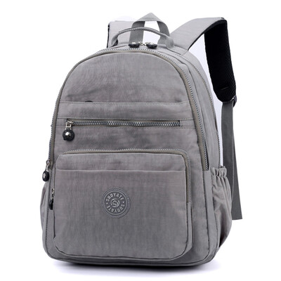

Tailored Women Men Fashion Large Capacity Backpack Nylon Waterproof Travel Bags Schoolbag