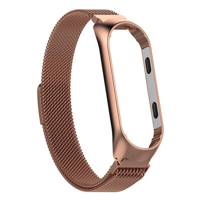

Milanese Wristband Bracelet Watch StrapMetal Frame for Xiaomi Miband 3 4