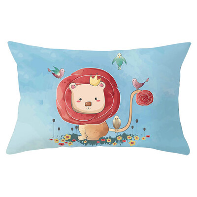 

Personalised Cartoon Animal Party Gift Pillowcase Birthday Present Cushion Cover