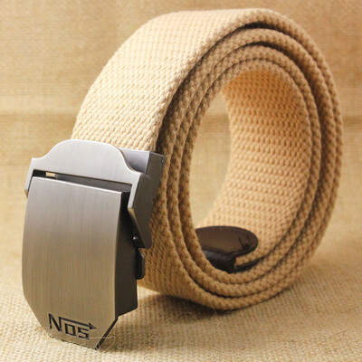 

Unisex tactical belt Top quality 4 mm thick 38 cm wide casual canvas belt Outdoor Alloy Automatic buckle Men Belt 110-140cm