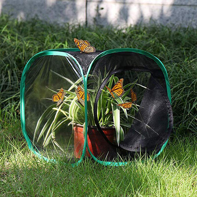 

Siaonvr 1PC Portable Foldable Insect And Butterfly Habitat Cage Housing Enclosure