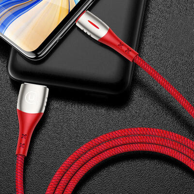 

USAMS Type-C Charge Cord Smart USB-C Charging Cable Auto Shut Off QC 30