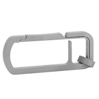 

Greensen Outdoor Use Titanium Alloy Key Ring Keys Chain Single Buckle Keyring Split Accessories