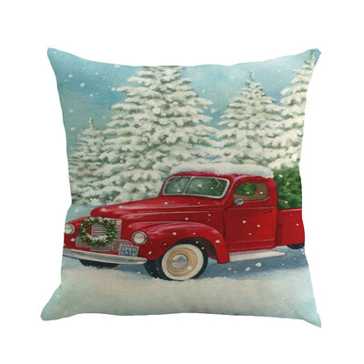 

Siaonvr Christmas Pillow Cover Pillowcases Decorative Sofa Cushion Cover 45x45cm