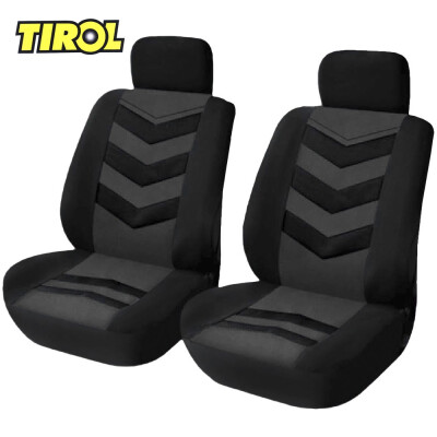 

TIROL 4pcs Universal Car Front Seat Covers Interior Protector for Most Car SUV Sedan