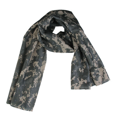 

Camo Mesh Scarf Outdoor Jungle Muffler Breathable Headband Tactical