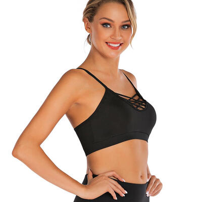 

Yoga Sports Vest Push Up T-shirt Women Fitness Gym Top Workout Underwear