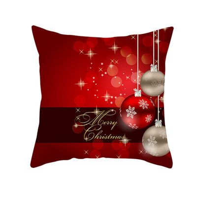 

18 x 18 Inch Merry Christmas Xmas Designed Throw Pillow Case Cover Cushion Decor