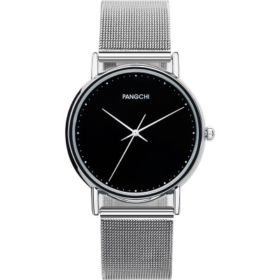 

Belt test watch female student Han version very simple waterproof trend ulzzang personality black&white quartz watch girl