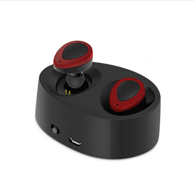 

Twins Portable Mini Wireless Earbuds with Microphone Stereo Bluetooth Earphone Headphones Headset with Charging Box for Phone