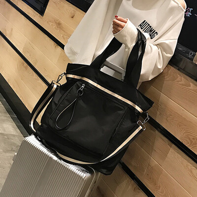 

Canvas bag Korea 2019 autumn&winter Tote bag large capacity light commuter Oxford cloth handbags shoulder bag female big bag
